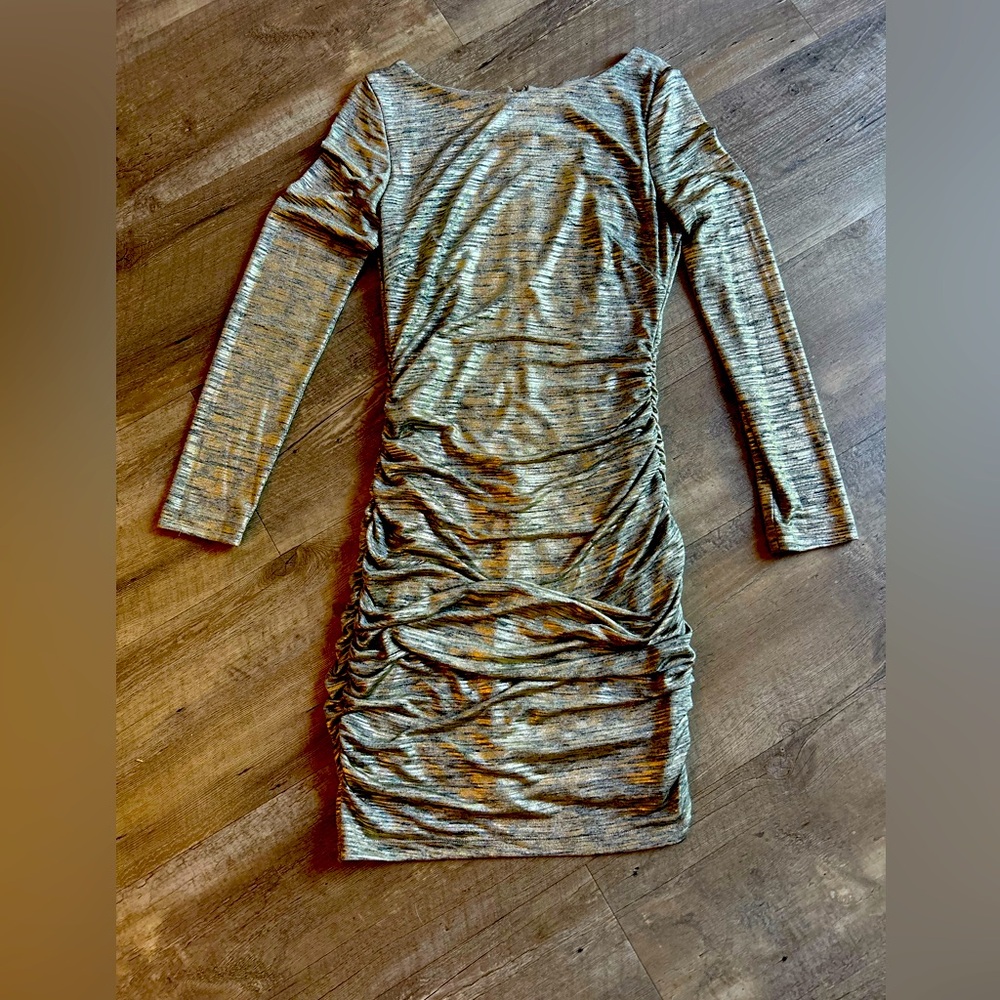 Vince Camuto - Gold Knee-Length Dress – Size 10
